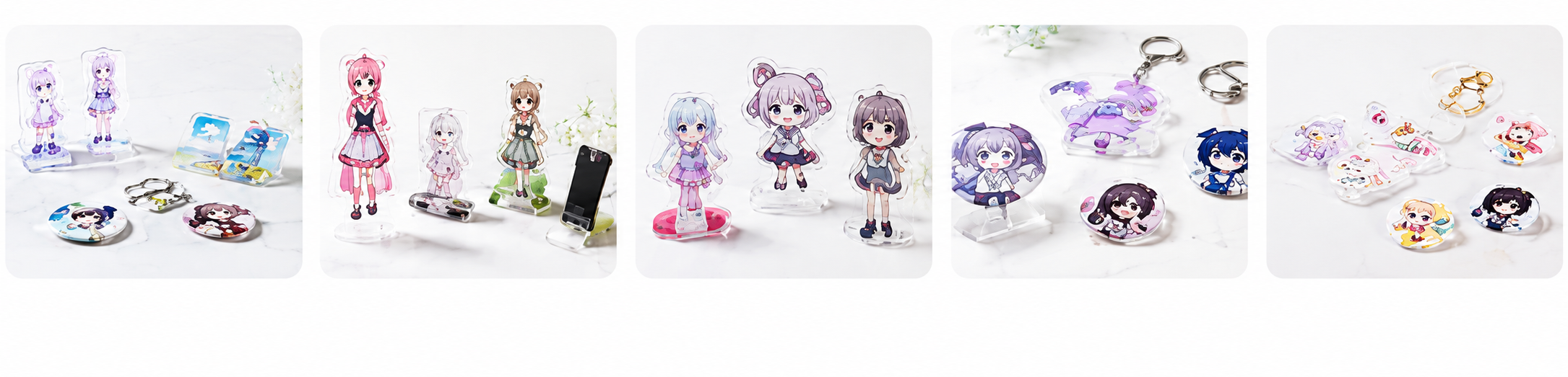 アクリルグッズの制作実績